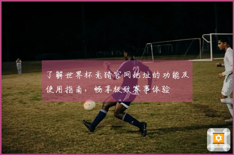 了解世界杯竞猜官网地址的功能及使用指南，畅享极致赛事体验