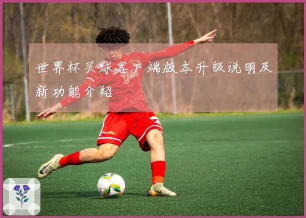 世界杯买球客户端版本升级说明及新功能介绍